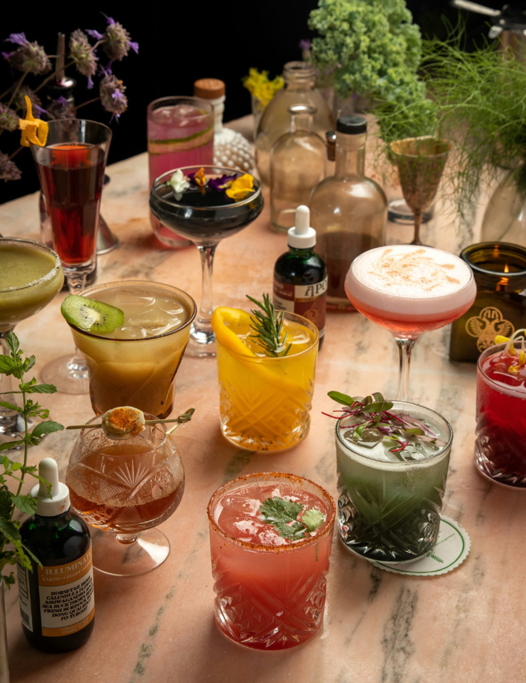 Seasonal cocktail program